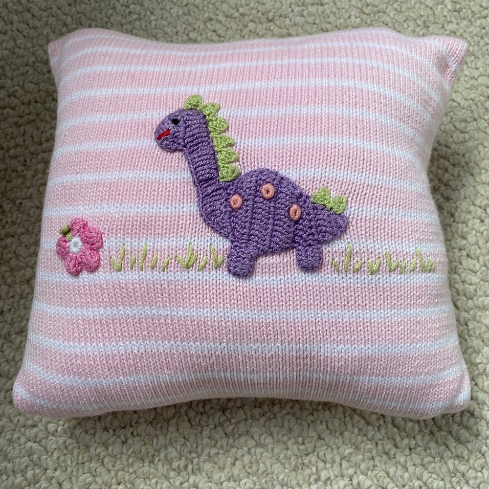 Dinosaur pillow for girls